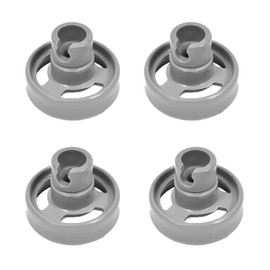 4X Dishwasher Lower Bottom Basket Wheels & Axles Pin Replacement for Hoover HED6612/1-80, HDS 555 M80, HDS 556 MS80, HDS 955E-86S, HDS 955E86S, HDS555M 80 Dishwasher 0120200345 35MM 49037409