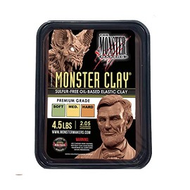 Monster Clay Premium Grade Modeling Clay - Soft - (4.5lb) (MCP-5S)