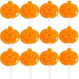Jack-O’-Lantern Lollipops - 12 Pc.