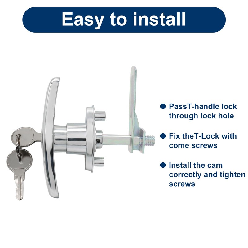 Litoexpe 2 Pack Left & Right Truck Side Cap Locking
