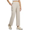 Casei Womens Cargo Pants, Wide Leg Yoga Pants High Waist