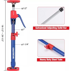 WORKPRO Cabinet Jack Support Pole, 18-1/2" to 29-1/2" with 154 lbs Capacity NEW