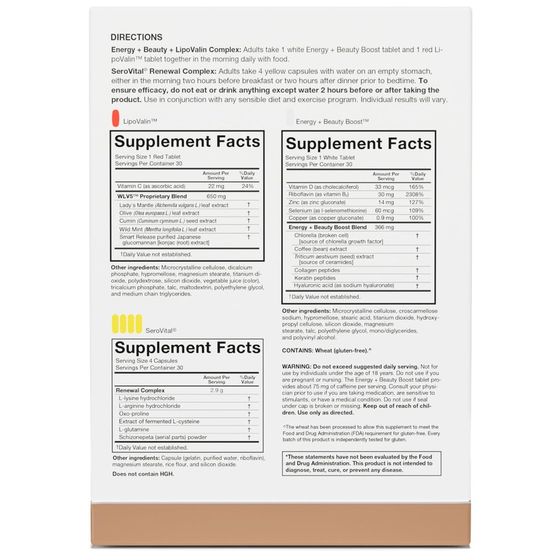 Serovital Advanced for Women Supplement - Skin Benefits, Energy, and