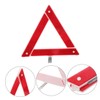 NOLITOY 2pcs Emergency Warning Triangle Reflective Roadside Safety Triangles for