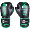 OKAMI Boxing Gloves Black Rumble Black/Green (12 oz)