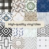 Retro Self Adhesive 12-Inch Vinyl Floor Tiles, 20 Tiles -