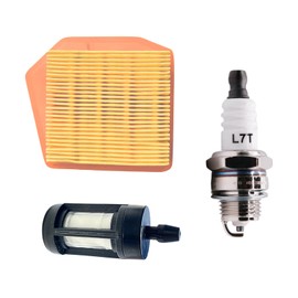 REDEEMX FS240 Air Filter 4147 141 0300 Maintenance Kit Compatible with Stihl FS260 FS360 FS410 FS460 FR460 String Trimmer Tune Up Rebuild Spark Plug Fuel Filter Replacement Part