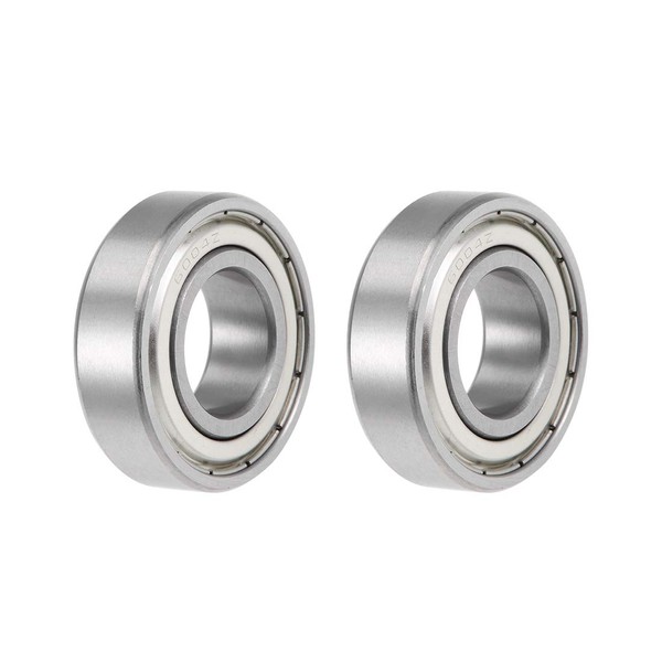 sourcing map 6004ZZ Deep Groove Ball Bearings Z2 20mm X
