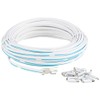 Bell Wire 6 Pole 2 Cores, Exclusive 10 m White