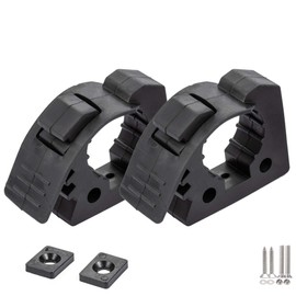 SINOKING Rubber Clamp for Securing Equipment from 1" to 1-1/2" in diameter for Home, Garage, Boat, RV, ATV & Off-Road