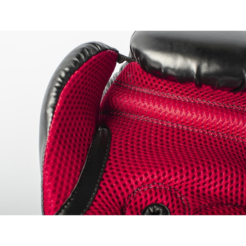 Paffen Sport ALLROUND MESH Boxing gloves for training; black/red; 10