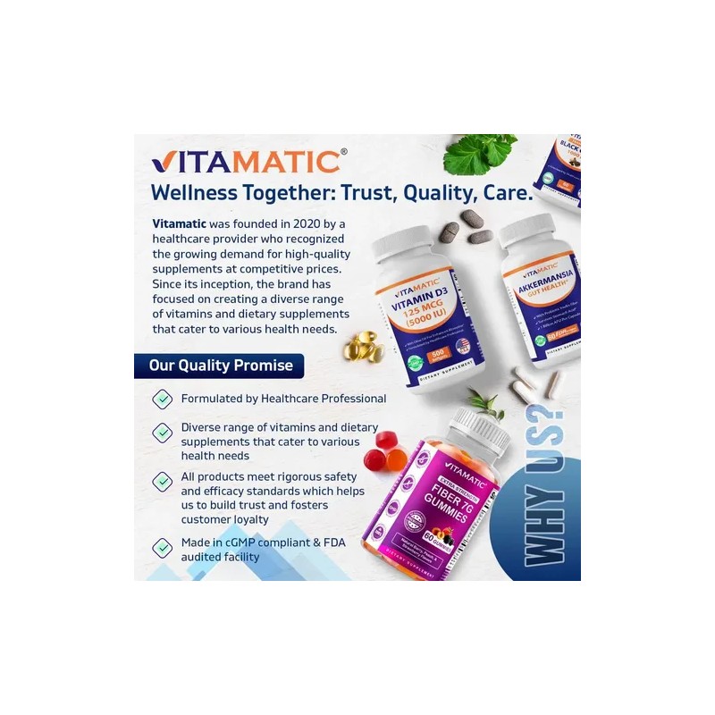 Vitamatic Ácido Fólico B12 B6 180 Tabletas Disolución Rápida