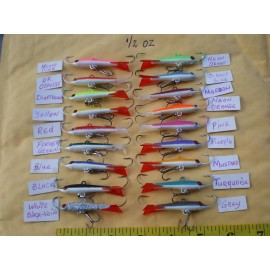 HOME MADE 12 PCS SHAD JIGGING/ICE FISHING/CASTIN