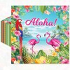 Pack of 50, Tropical Aloha Paper Napkins, Colorful Flamingo Parrot