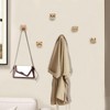 SHENGYIG Pack of 5 Wooden Coat Hooks with Animal Model,