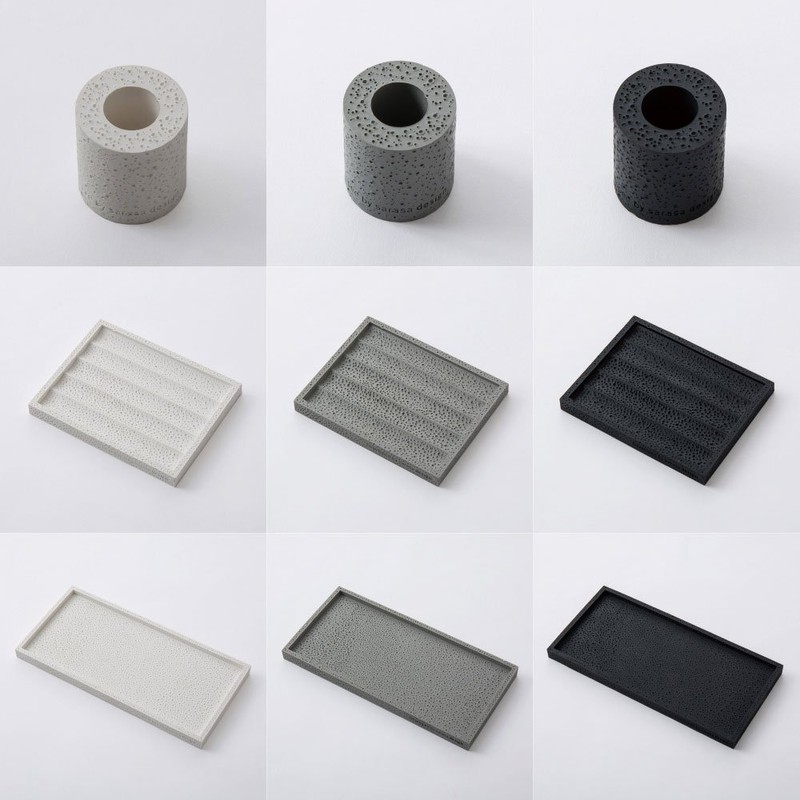 b2c Polyresin Soap Dish (Warm Grey) | Soap Holder Case