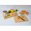 Lipper International Bamboo Wood Cutting Boards with Built-In Juice Grooves