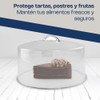 CALEDONIA, Cubierta de Policarbonato, 12 Pulgadas de Diámetro, Transparente, Cubierta