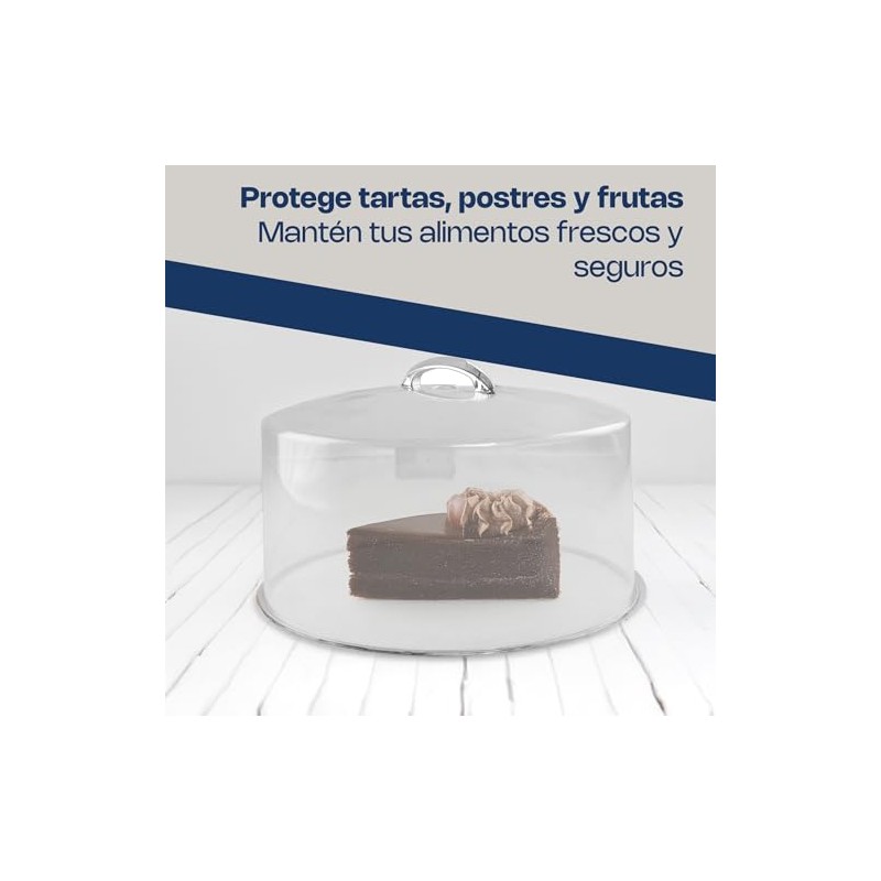 CALEDONIA, Cubierta de Policarbonato, 12 Pulgadas de Diámetro, Transparente, Cubierta