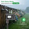 Water Timer, Digital Irrigation Controller System with Rain Delay/Manual Mode/Automatic,