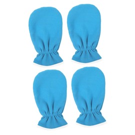 Minkissy 2 Pairs Moisturizing Essential Oil Gloves Heat Preserving Mittens for Exfoliating Skin Care Thickened Washable Reusable Gloves