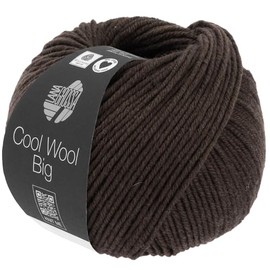 LANA GROSSA Cool Wool Big Extra Fine Merino Wool, Machine Washable and Felt-Free, Hand Knitting Yarn Made from 100% Virgin Wool (Merino), 50 g Wool for Knitting and Crocheting, 120 m Yarn