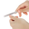 5PCS Limas de uñas de acero inoxidable Tampones Manicura Archivo