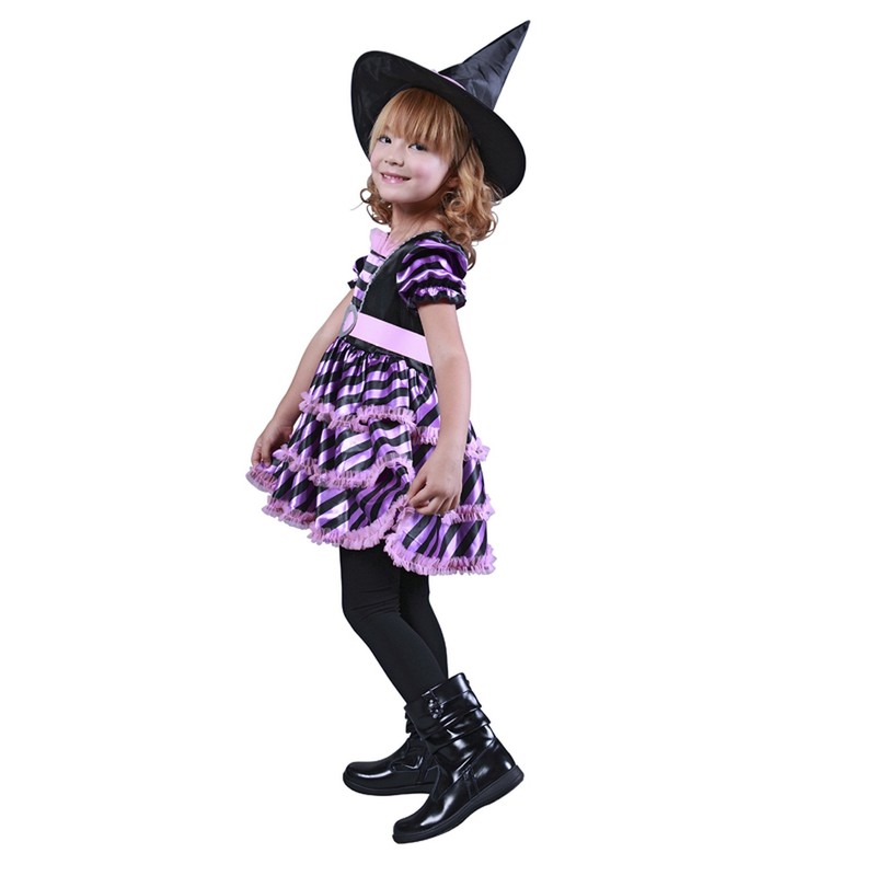 Party City コスプレ クラシックウィッチ キッズ 120cm 黒