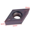 10pcs Diamond Shape Carbide Insert Cutter Machine Lathe Milling Tool