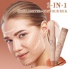 Cream Bronzer Contour Highlighter Stick - Double-End Cream Contouring Stick