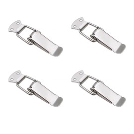 Mirhua Drawer Toggle Latch for Tool Box, Stainless Steel Latch, Drawer Case, Box Fastener, Hardware Lock Toggle, Set of 4 (Medium)
