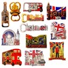 12 London Souvenir Magnets - Great Britain Gift - British