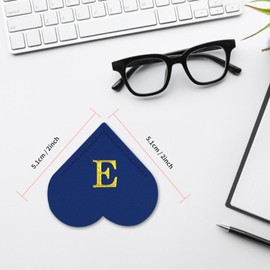 Marcador de corazón de piel personalizado con inicial, letras lindas etiqueta de esquina personalizada para mujeres de lectura, estudiantes, amantes de los libros, regalos de agradecimiento al