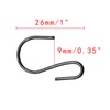Bonsicoky 50PCS S Shaped Hooks 1 Inch Mini Ornament Storage