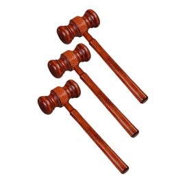 Operitacx 3 Sätze Richter Hammer Multifunktionshammer Multifunktions Hammer Kompakter Hammer Richterzubehör Richterhammer Ab Bohrhammer Hammer Für Richter Gerichtshammer Holz 3 Stück * 3