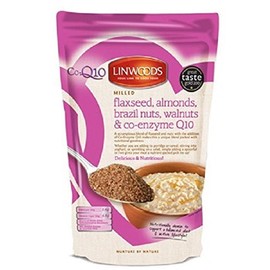 Linwoods Milled Flaxseed, Almonds, Walnuts, Brazil Nuts & Q10 - 200g Bag