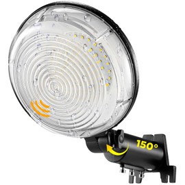 WILLGOTOP LED Barn Light 150W 21000LM Dusk to Dawn Outdoor Lighting, 6500K Daylight Yard Lights, IP66 Waterproof Street Lights for Farmhouse Garage Warehouse Outdoor Security