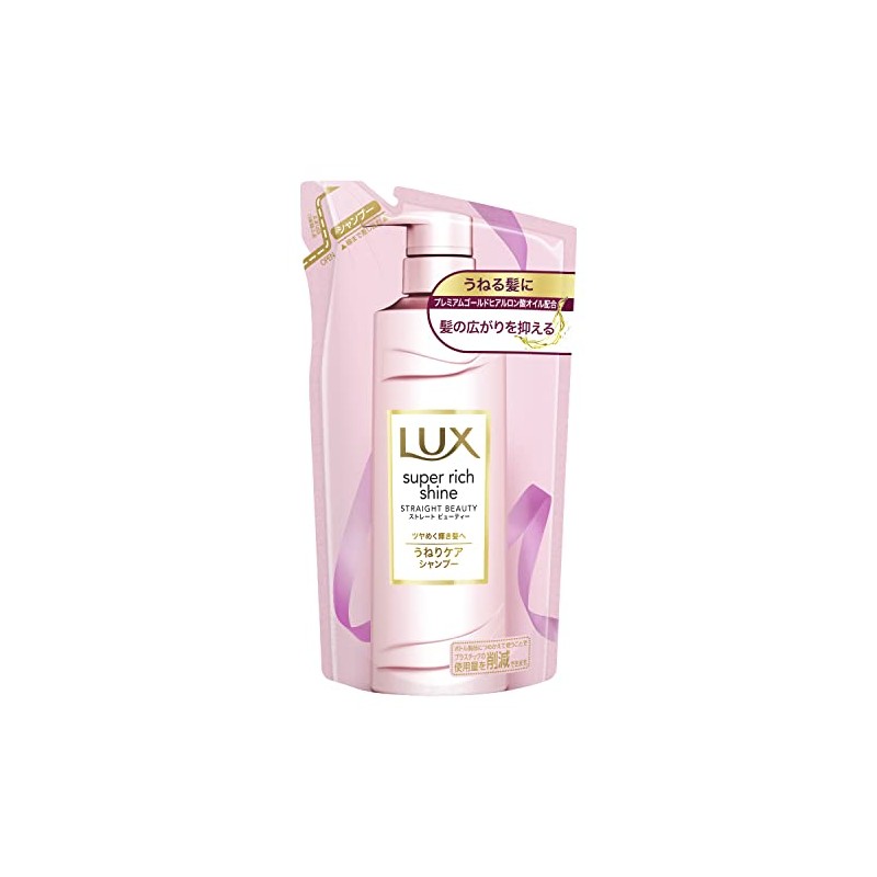 Lux Super Rich Shine Straight Beauty Swell Care Shampoo, Refill,
