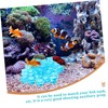 Totority Decorative Ice Cubes 50pcs Square Crystal Fish Tank Decor