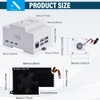 GeeekPi Raspberry Pi 5 Case, DIN Rail ABS Case with