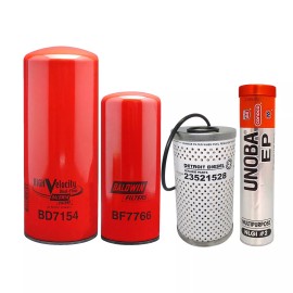 Baldwin Detroit CUMMINS OIL CHANGE KIT BD7154, BF7766, 23521528, FREE GREASE