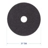 Boardwalk BWK4021BLA 21 in. Diameter Stripping Floor Pads - Black