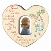 MaMeMi Wooden Heart for Boys with Guardian Angel for Birth