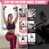COFIT Wrist Straps for Weightlifting, Workout Wrist Wraps with Dual-Layer