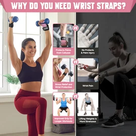 COFIT Wrist Straps for Weightlifting, Workout Wrist Wraps with Dual-Layer Oxford Leather, Enhanced Grip for Optimal Hand and Wrist Protection, Gym Lifting Straps for Deadlift and Powerlifting