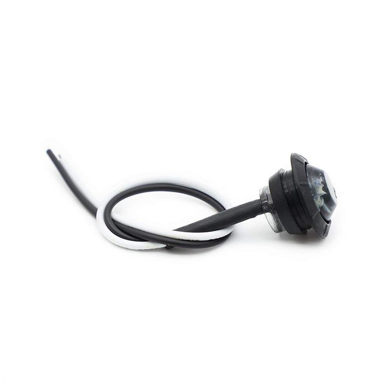 3/4" Round 3LED Side Marker Clearance Lights Front Rear Marker