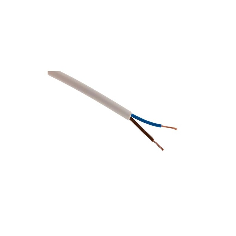 Power cable Electric HO5VV 2 x 1.5 5 m White