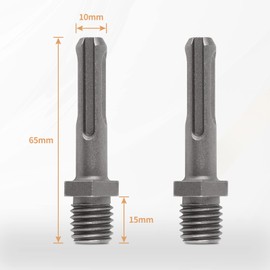 CPROSP M14 Adaptor for Diamond Tile Drill Bit Adaptor M14 to SDS Plus Shaft Set of 2