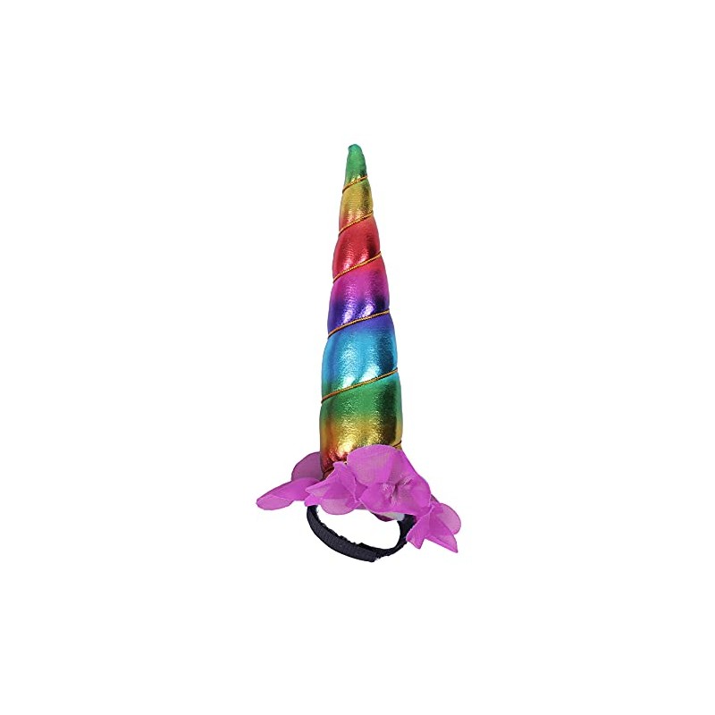 QHP unicorn horn attachment for headband in different colours with