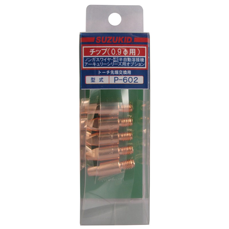 Star Denki Manufacturing (SUZUKID) P-602 Non-Gas Mild Steel SUS Tip
